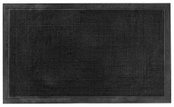 Коврик придверный резиновый ComeForte Pin Mat Иголки 45х75 см черный