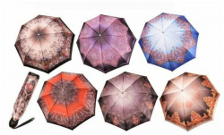 Зонт Три Слона R-58 купол фотосатин 8 спиц ж-а-з 138 (L 3838) ассортимент расцветок
