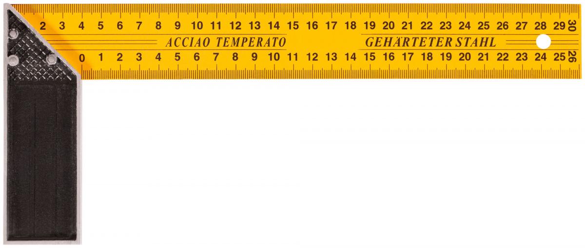 Угольник столярный mos 300мм двусторонняя шкала