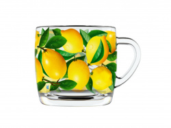 Кружка для чая Декостек лимоны 300мл арт 2134-д