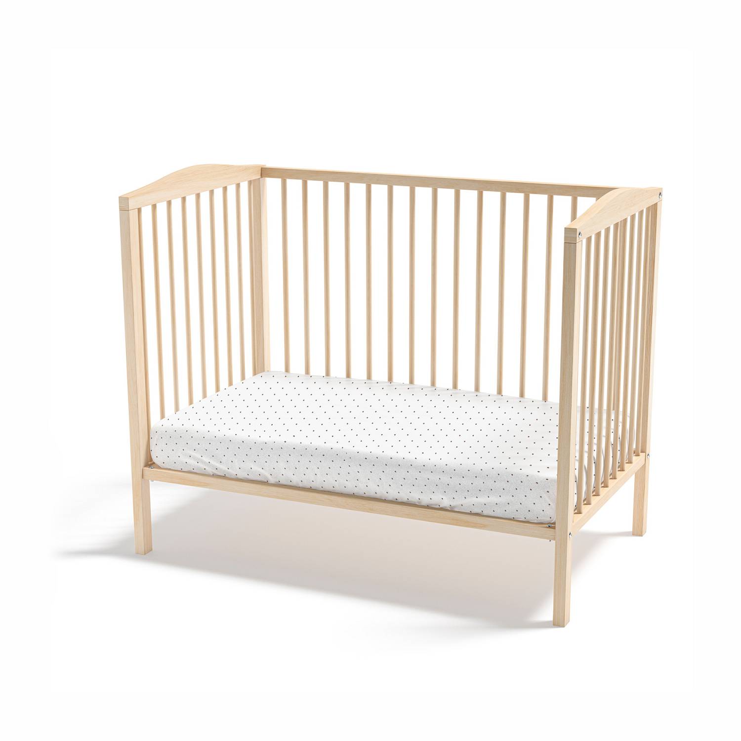 Простыня Облачко Brown dots на резинке 60х120 см 8420/4 пн12 01
