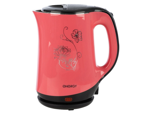 Чайник Energy E-265 1.8 л диск розовый двойной корпус Чайник Energy E-265 1.8 л диск розовый двойной корпус