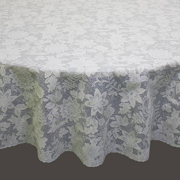 Скатерть ажурная Towa Flower круг сепия d177см 6828