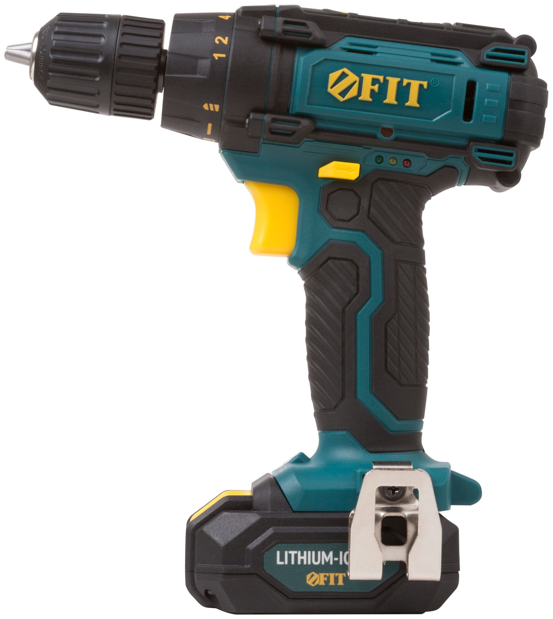 Дрель аккум Fit 12в 1х1.3ачli 19.0нм 0-350/1300/мин коробка cd-12w