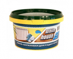 Эмаль акриловая  для радиаторов White House 0.5 кг белая
