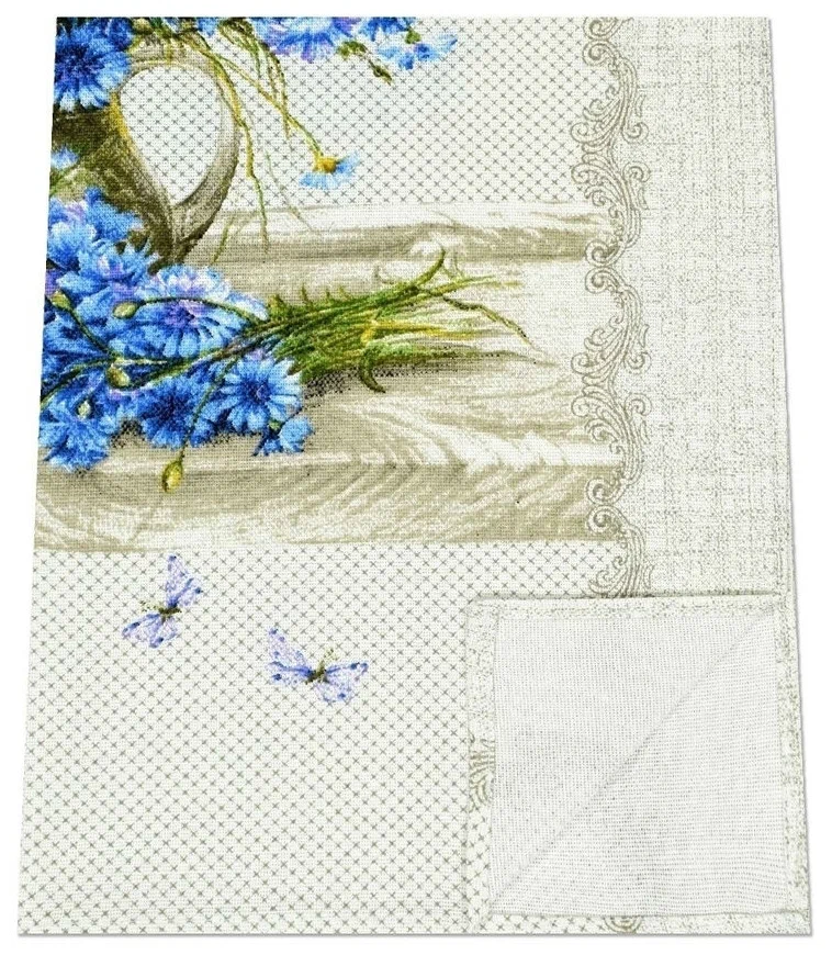 Полотенце рогожка Touch 48х60 см полевые цветы на хангере