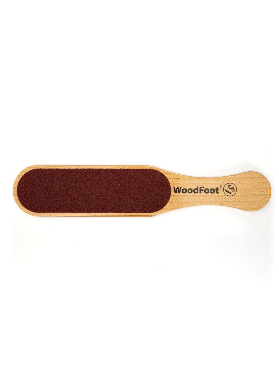 Терка для ног тонкая WoodFoot buk-100/180-2-tbl