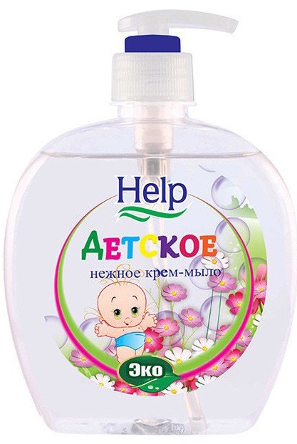 Жидкое мыло Help детское с дозатором 500 г
