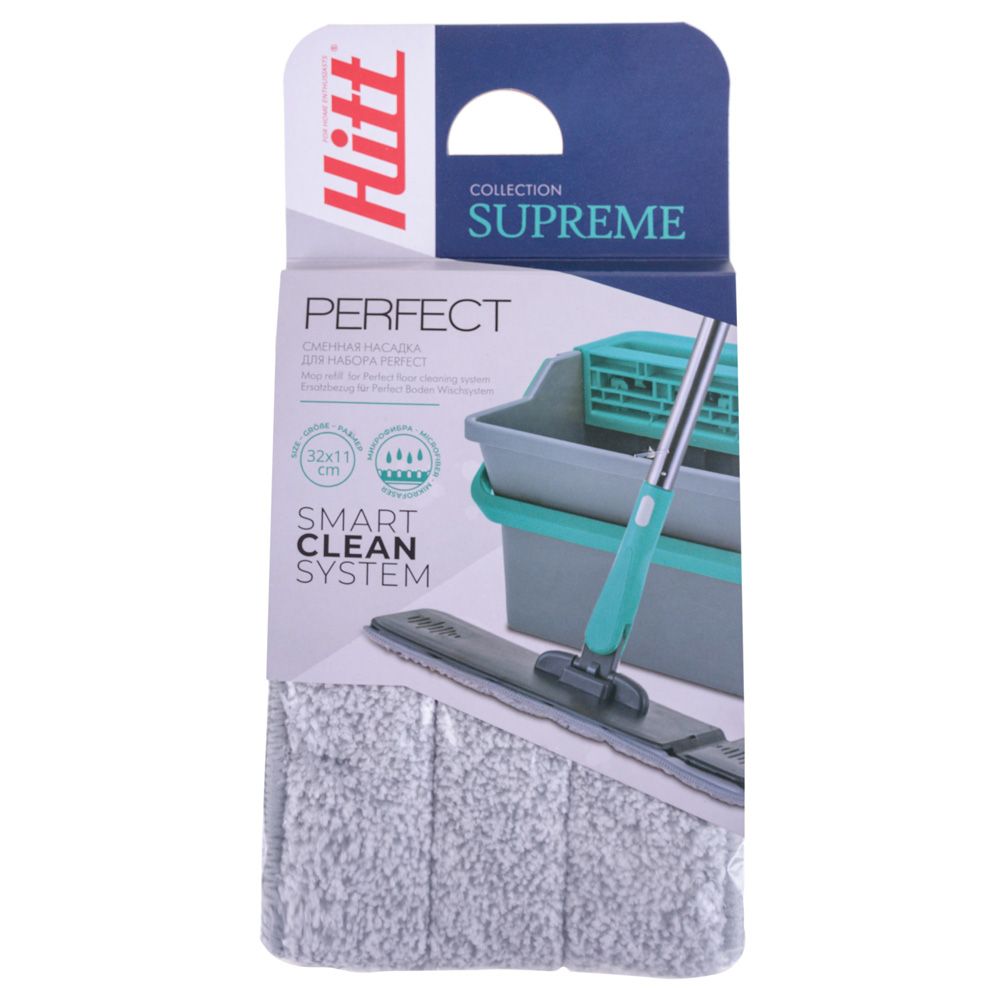 Насадка для швабры Hitt supreme perfect 32х11см микрофибра h130308