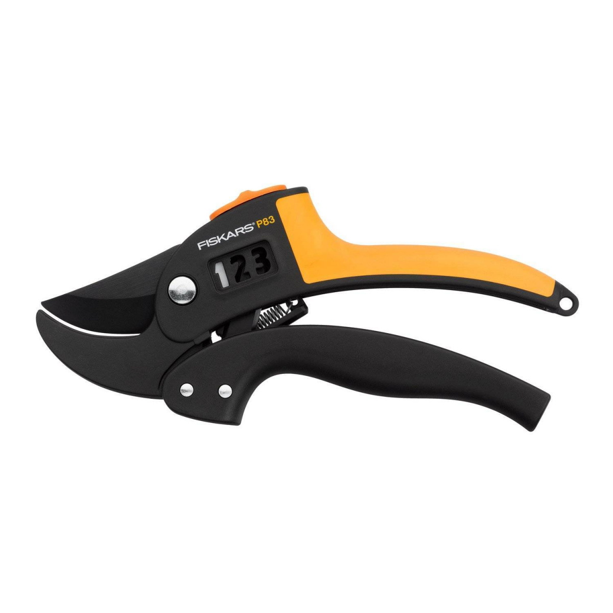 Секатор контактный Fiskars P83 с храповым механизмом Секатор контактный Fiskars P83 с храповым механизмом