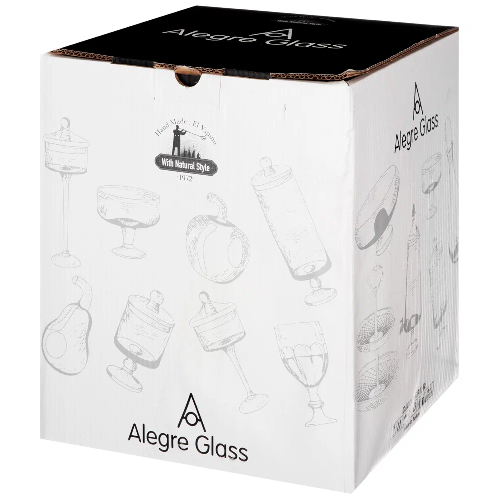 Ваза Alegre Glass Тыква 23x24 см 337-030