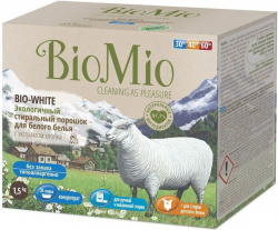 Стиральный порошок bio mio д/бел белья без запаха 1500гр