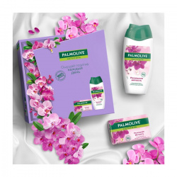 Подарочный набор Palmolive натурэль Роскошная мягкость (Гель для душа + твердое мыло 90 гр) Подарочный набор Palmolive натурэль Роскошная мягкость (Гель для душа + твердое мыло 90 гр)