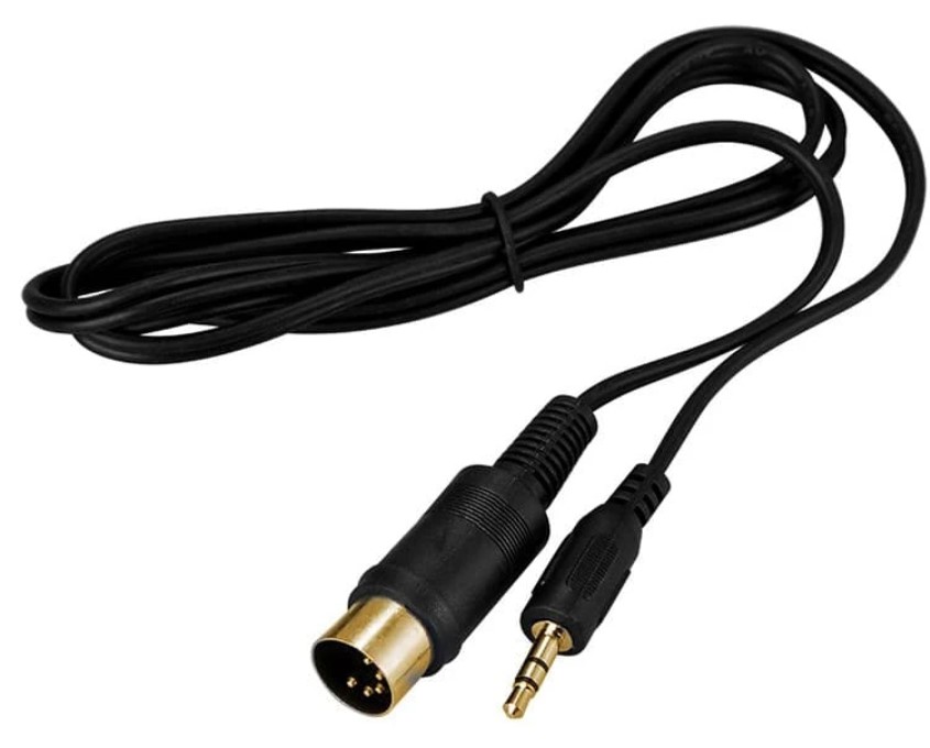 Шнур din 5pin-stereo Rexant 3.5мм d1.5м(gold) 17-2502