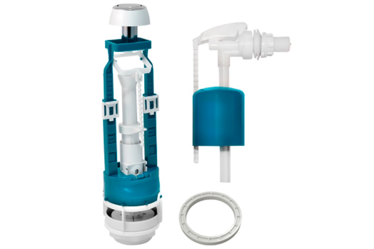 Арматура для бачка ИНКОЭР 10 1-режим СБкпм-БпрН-А-В боковая подводка