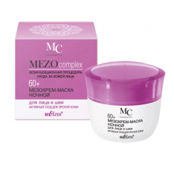 Мезокрем-маска Belita MEZOcomplex для лица и шеи 60+ ночной 50 мл Активный уход для зрелой кожи