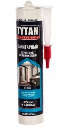 Герметик силиконовый санитарный TYTAN PROFESSIONAL 280 мл/310 г белый Герметик силиконовый санитарный TYTAN PROFESSIONAL 280 мл/310 г белый