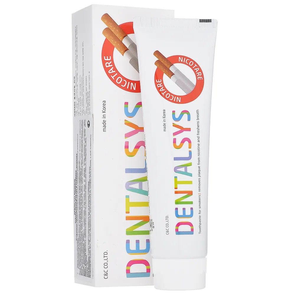 Зубная паста Dentalsys Nicotare для курящих 130мл/36
