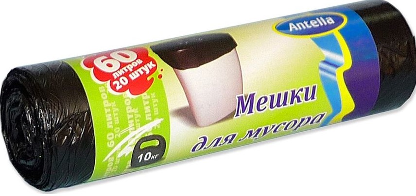 Мешки для мусора Antella 60л 20шт  