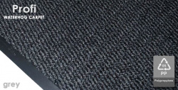 Коврик с разрезным ворсом Профи 80х120см серый