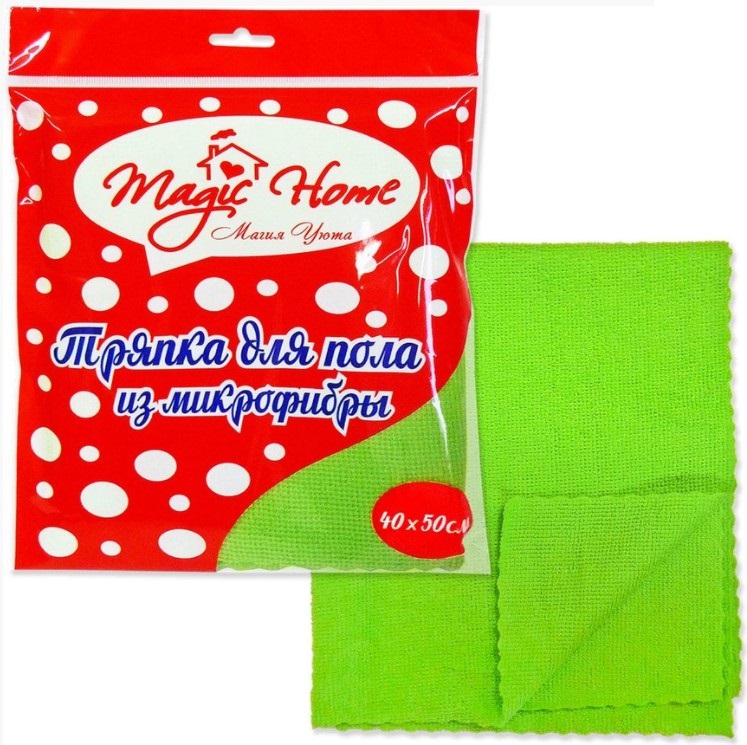 Тряпка для пола из микрофибры Magic Home 40х60см 