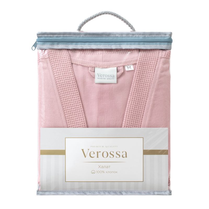 Халат  универсальный Verossa Classic Унисекс вф24 ха065/м001/0518 xl43 XL Чайная Роза