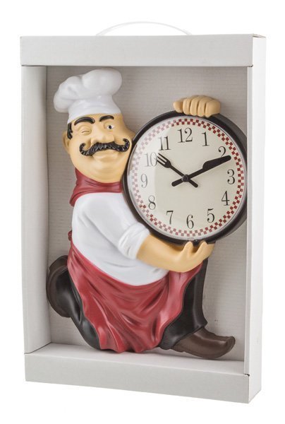Часы настенные Lefard Chef kitchen 35*25*5 см кварцевые 220-120