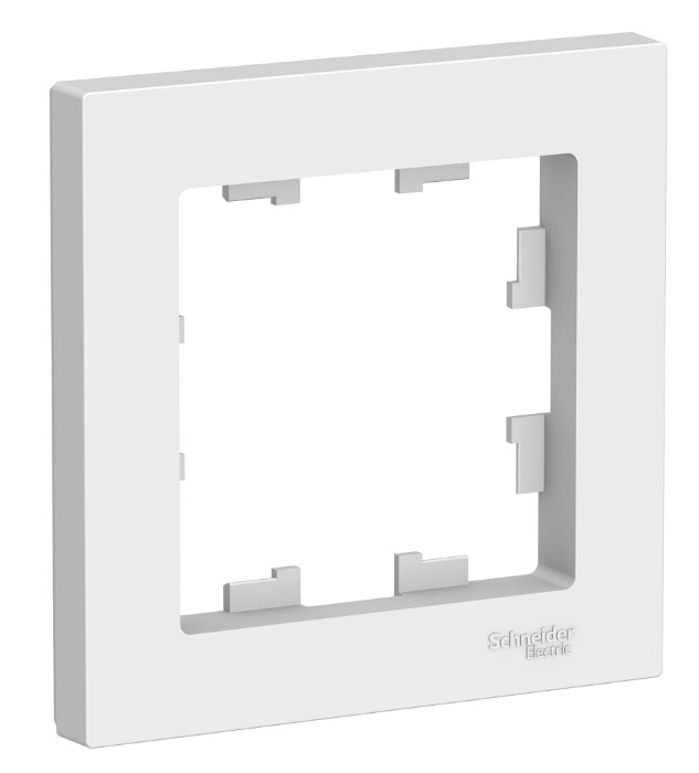 Рамка Schneider Electric Atlas белая 1-я универсальная atn000101