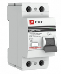 Ekf proxima узо 2р 40а 30ма (ас) вд-100 elcb-2-40-30-em-pro электромеханическое