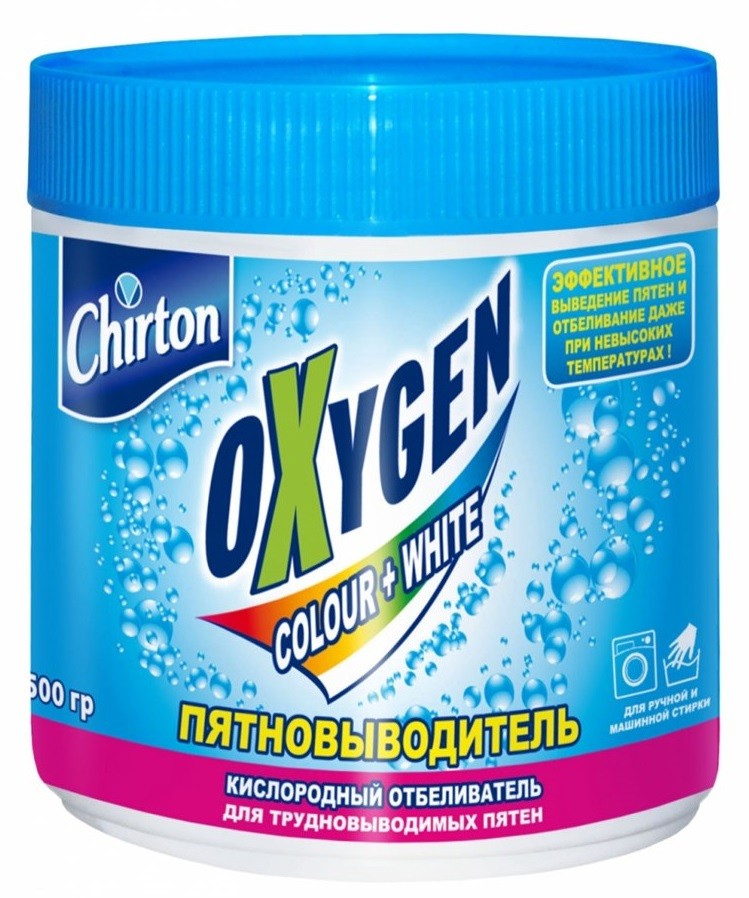 Пятновыводитель-отбеливатель Chirton Oxygen порошок 500г