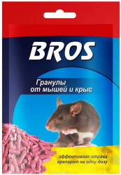 Гранулы Bros от крыс и мышей 90г