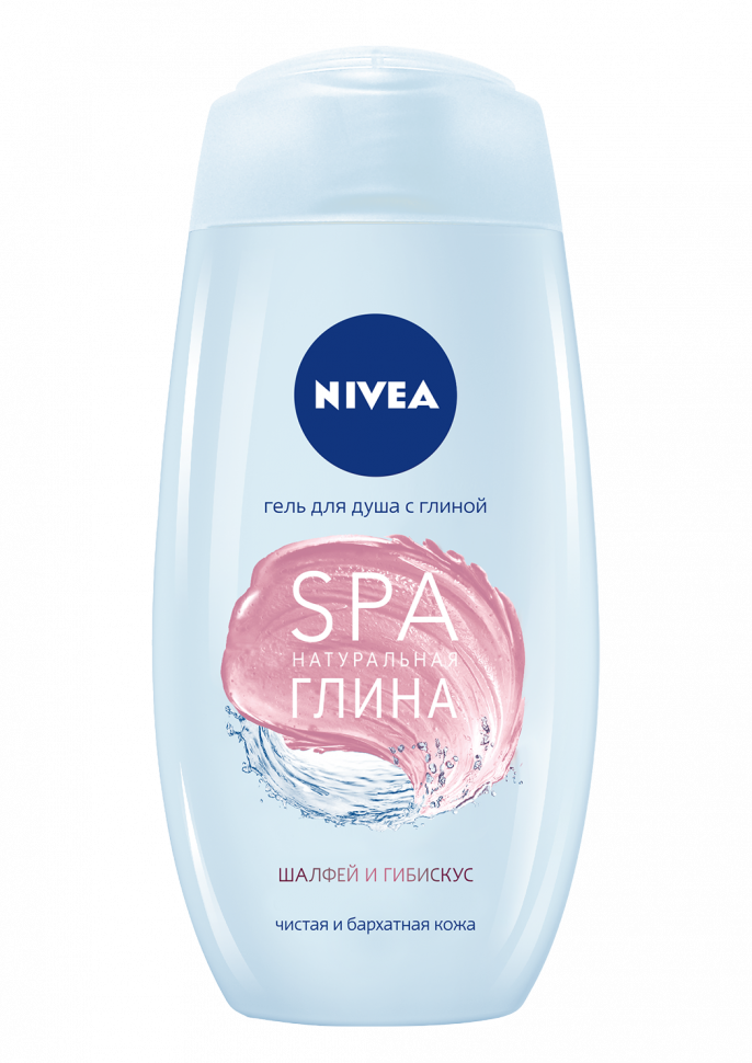 Nivea Гель-уход для душа SPA натуральная глина шалфей и гибискус 250 мл