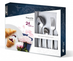 Набор столовых приборов Apollo Baguette Nouve 24пр. Набор столовых приборов Apollo Baguette Nouve 24пр.