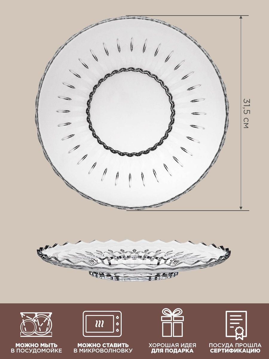 Тарелка Isfahan Glass Montana 30.5 см 36-317