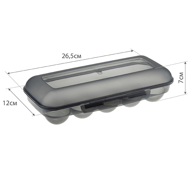 Контейнер для яиц на 10 шт. М-Пластика 0.07х0.17х0.115м М-1209