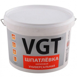 Шпаклевка универсальная для наружных и внутренних работ VGT 3.6 кг