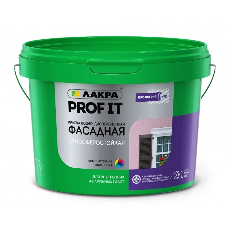 Краска фасадная Лакра Profi 14 кг база А