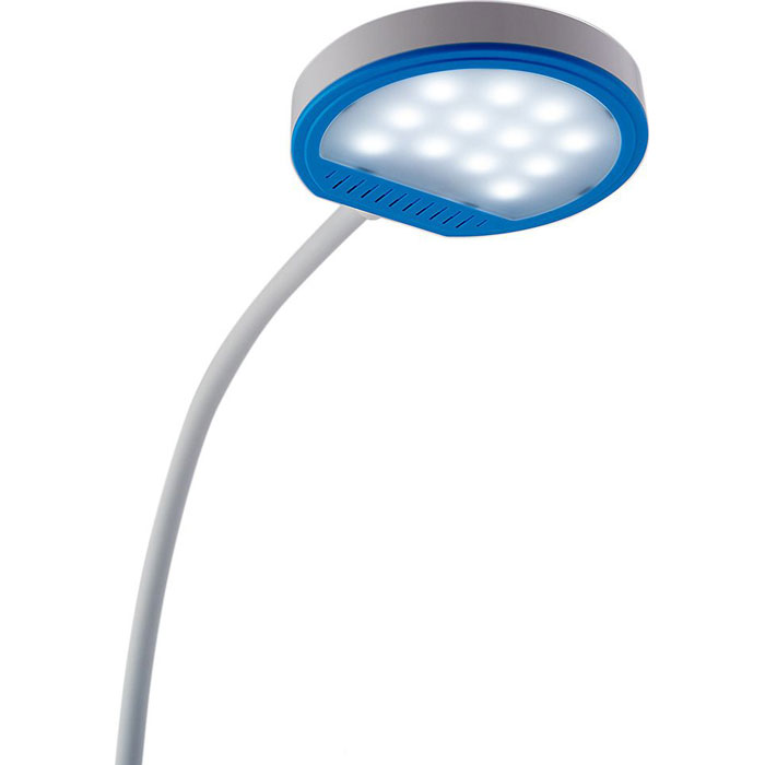 Лампа настольная Лючия L529 Органайзер голубой LED 4W 5000k аккумуляторная настольная