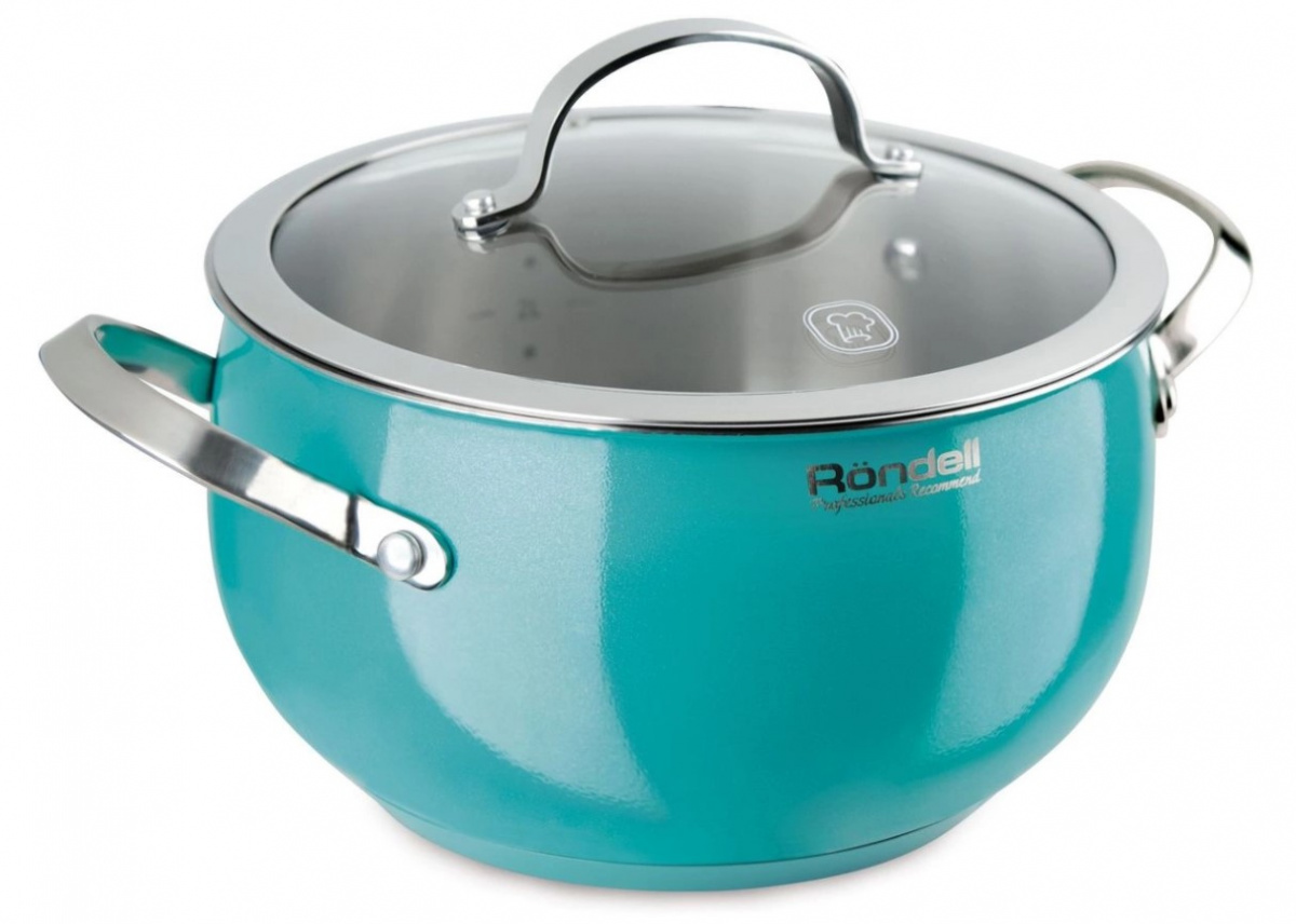 Кастрюля Rondell Turquoise 2.8л