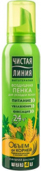 Чистая линия пенка д/укл.вол.объем от корней 150мл