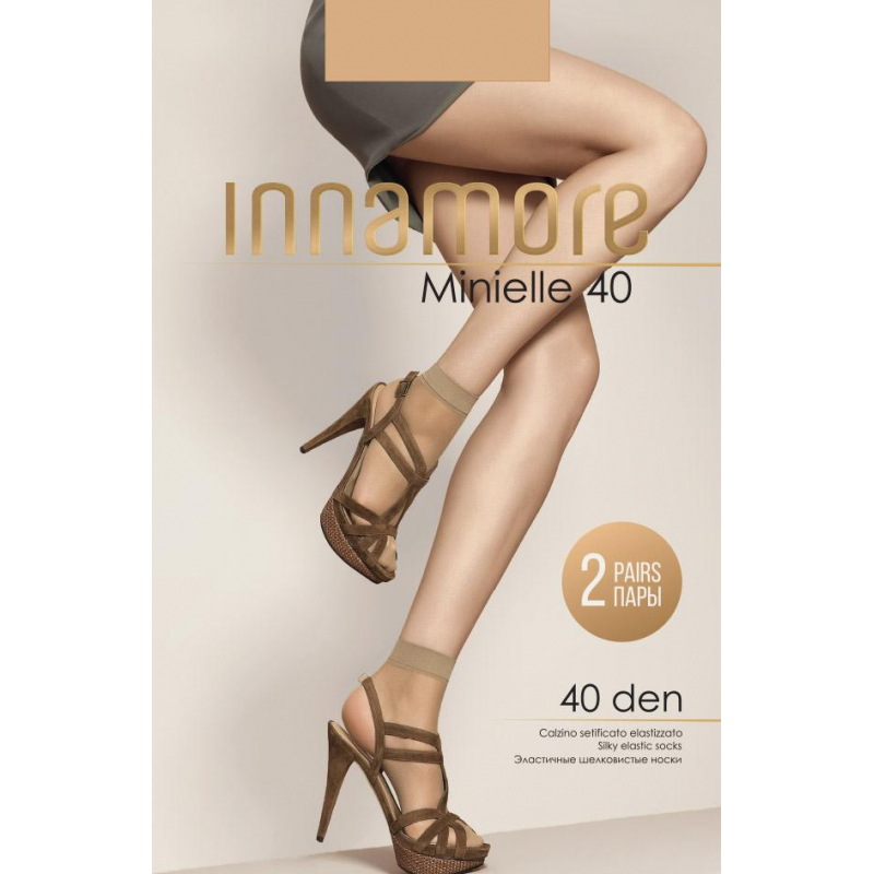 Носки Innamore minielle 40 miele lycra по 2пары