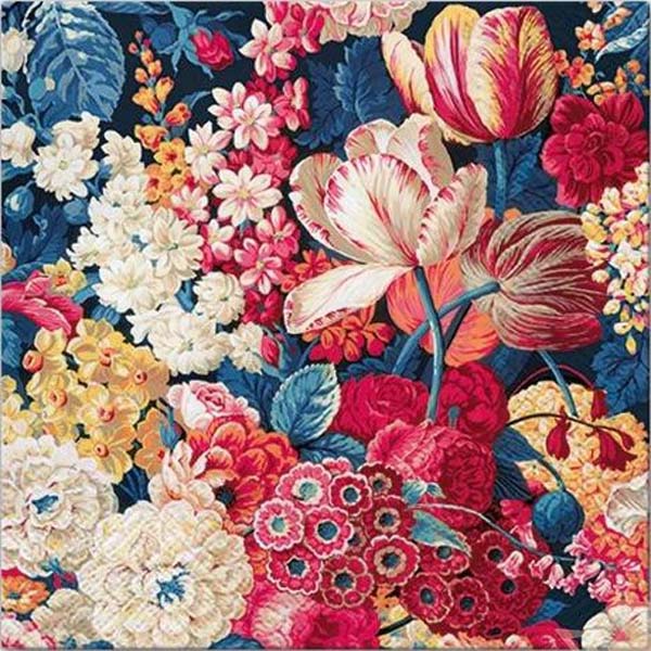 Салфетки 3-х слойные PAW Цветочное великолепие 33*33