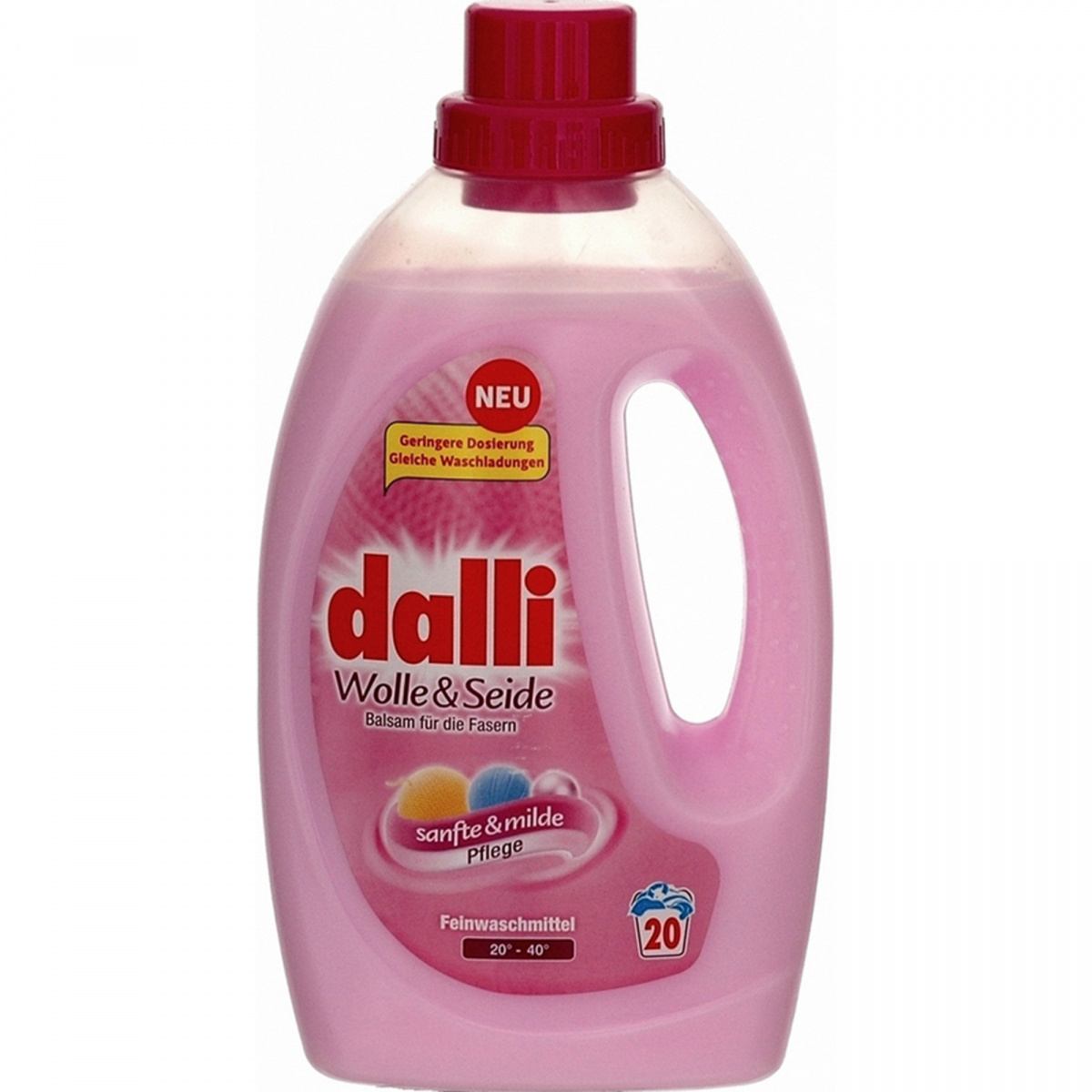 Гель для стирки Dalli Wolle & Seide шерсть шелк 1.1 л