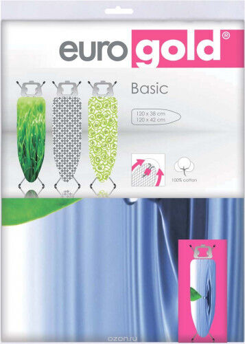 Чехол для гладильной доски Eurogold Basic Design 120х38 см DC42