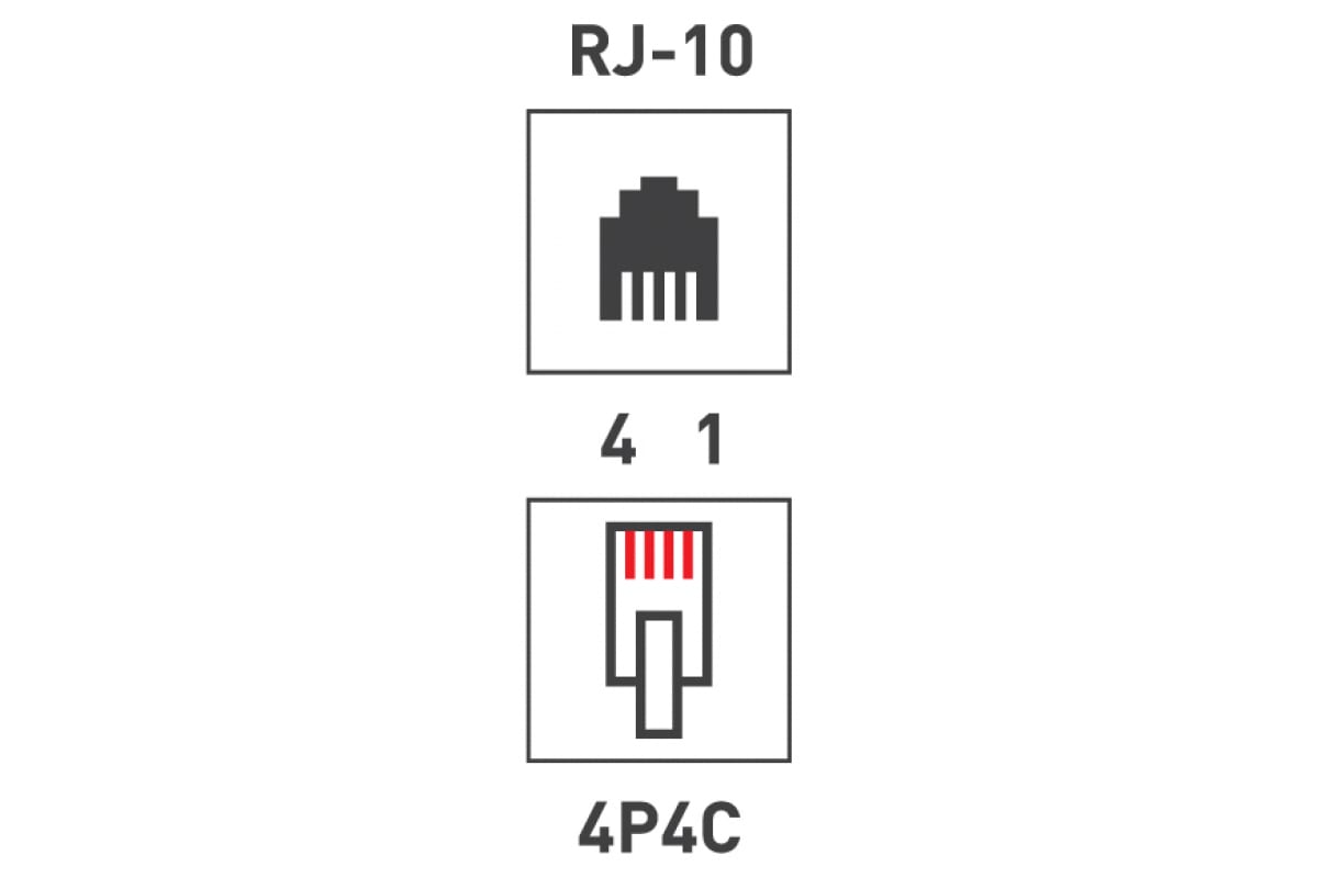 Штекер телефонный Proconnect rj-11 4р-4с 05-1001-3