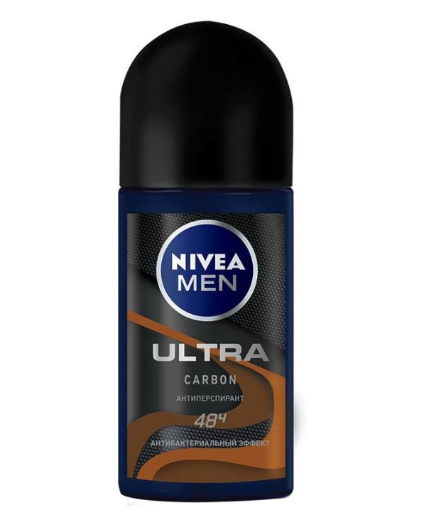 Nivea Дезодорант шариковый мужской ULTRA CARBON 50 мл