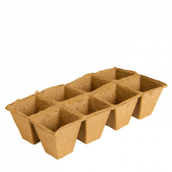 Торфяной горшочек квадрат 70*70мм-8*3шт