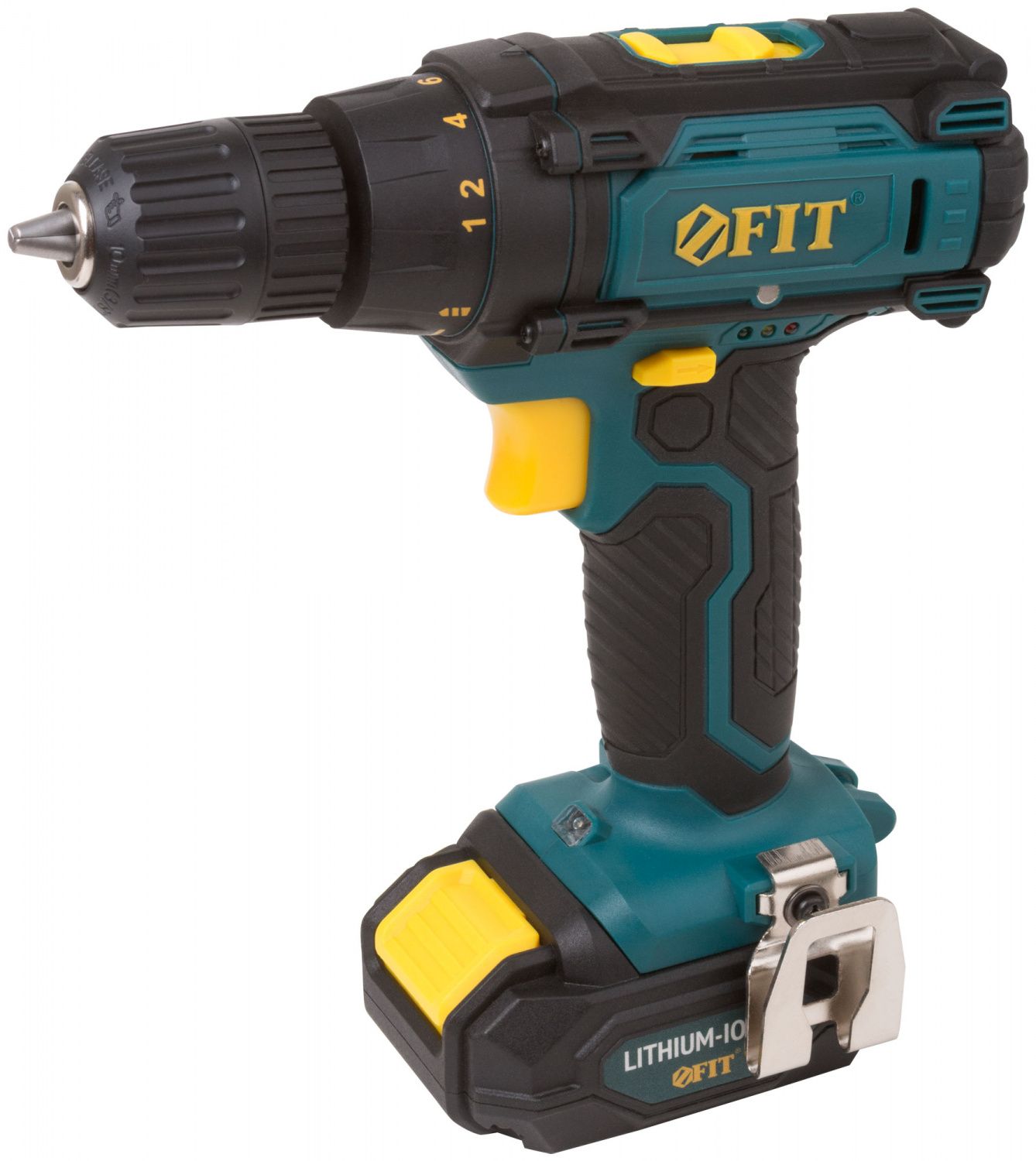 Дрель аккум Fit 12в 1х1.3ачli 19.0нм 0-350/1300/мин коробка cd-12w