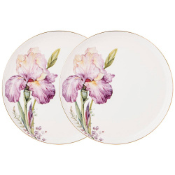 Набор тарелок закусочных Lefard irises большие 2шт. 20.5см