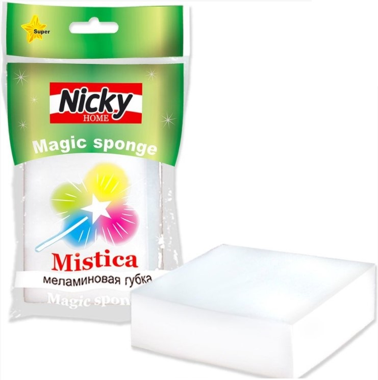 Губка меламиновая Nicky Home Mistica 11х7х3.5см